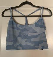 Blue Camo Sports Bra