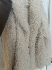 White Fur Jacket 