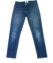 Paige  Skyline Skinny Jeans Jenna Dark Wash Mid-Rise Cotton Size 26 Women's NWOT