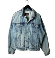 90s Vintage Harley Davidson Motorcycles Womens 2XL XXL Blue Denim Jacket Eagle