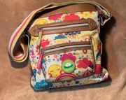 Lilly Bloom Designs -Sunny Days & Rainy Days-Shoulder Bag w/Leather Accents