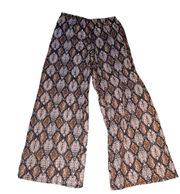 Jordon Taylor Snakeskin Wide Leg Pants 