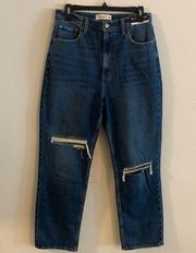 NWT Abercrombie Curve Love Ankle Straight Ultra High Rise Size 30 or 10 Regular