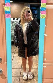 Long Black Puffer Coat