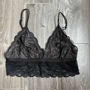 Madewell longline lace bralette