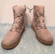 Suede Winter Boots, Size 10