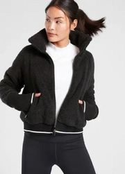 Athleta Tugga Sherpa Bomber Jacket