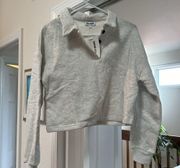 Gold Hinge Cropped Sweater NWT