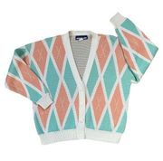 Vintage 80s Morningside Argyle Cardigan