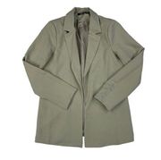 Missguided - Open Front Blazer in Sage Green