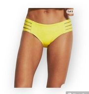 Seafolly Standard Multi Strap Hipster Bikini Bottom Swimsuit Mustard