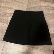 Black  mini skirt