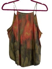 Graphic Print Flowy Tank