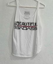 Grunt style beautiful badass tank top shirt S