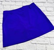 Puma Atletic Mini Skort w/ Built in Short Size 14 Purple Lined Pockets Pull-On