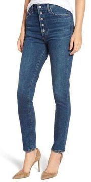 Citizens of Humanity Olivia High Rise Jean Exposed Button Fly Circa Wash