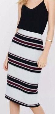 3/$35 ✨ Express Striped Midi Pencil Skirt