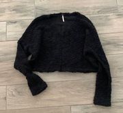 Free People  black sweater