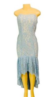 Maniju Sz M Woman Strapless Dress