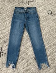 Altard State Distressed Bottom Jeans 