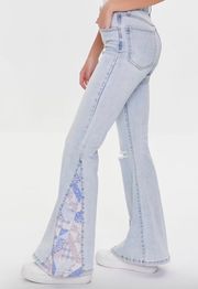 Patchwork Flare Pants