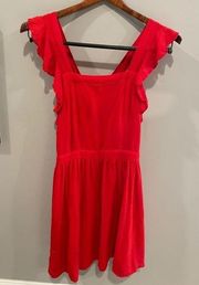 Altar’d State Red ruffle dress