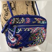 Vera Bradley Iconic Little Crossbody In Romantic Paisley