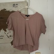 Vneck pink shirt