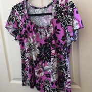 Ladies carol rose top large