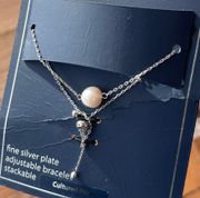 New  Silverworks Pearl Bracelet