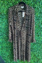 NWT Siren Lily Animal Print Semi Sheer Kimono/Duster/Sexy Robe - Versatile!