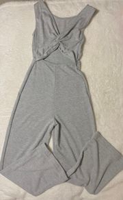 Gray Jumpsuit 