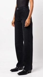 Alexander Wang high waisted straight leg jeans