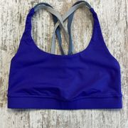 Lululemon Purple Energy Athletic Sports Bra Size 2