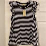 Michael Kors shirt size S brand new with tag navy blue and white combination