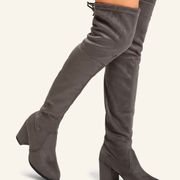 Unisa suede thigh high boots