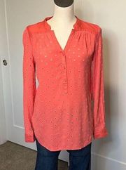 LC Lauren Conrad  Eyelet Blouse