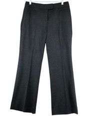 Lafayette 148 Womens Size 6 Dress Pants Wide Leg Career Wool Stretch Gray