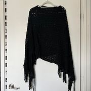 LOFT Open Knit Poncho