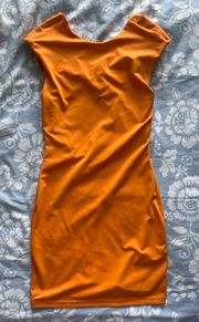 Orange Mini Dress