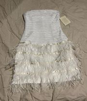 White Feather Dress