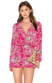 Pink Floral Romper