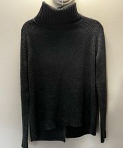 Margaret O’leary Pullover Open Back Sweater Cowl Neck Lambswool Viscose Cashmere