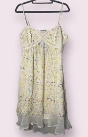 I Heart Ronson Yellow Floral Dress