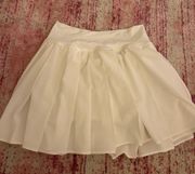 Offline White Pleated Tennis Skirt