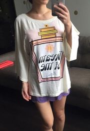 Wildfox oversized reglan tee. S