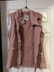 Pink Hooded Vest 