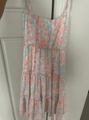 Floral Multicolored Sun Dress