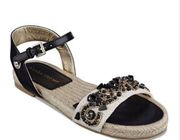 NWOB Ivanka Trump Cissa Beaded Espadrille Sandals