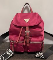 NWT  Rucksack Women’s Nylon Backpack In Wine Small